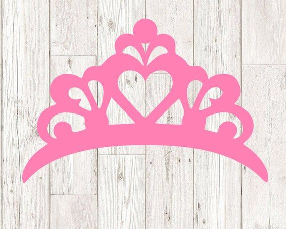 Princess Crown Svg, Tiara Svg, Unique Gender Reveal Party Ideas, Crown Clipart, Crown Silhouette, Crown Template, Crown Svg, Princess Diy, Tiara Ring