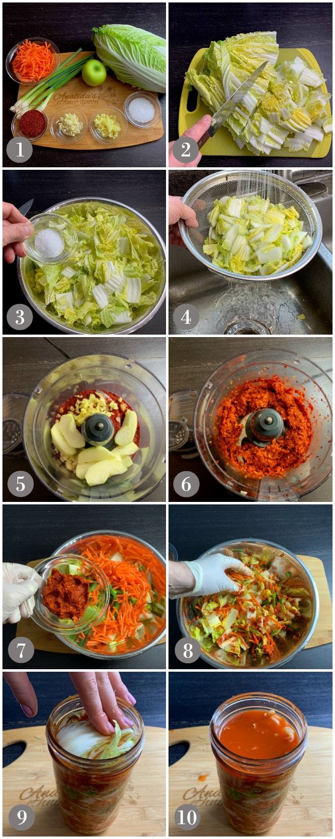 step by step instructions on how to make cabbage salad