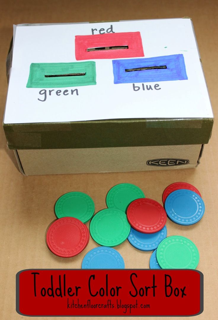 a box filled with lots of different colored buttons and some sort of red, green, blue