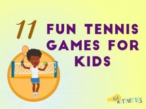 11 Fun Tennis Games for Kids [Tennis Drills for Kids] - Kid Activities Tennis Drills Training, Tennis Lessons For Kids, Tennis Strategy, Team Games For Kids, Tennis Workouts, Coaching Youth Sports, Beginner Tennis, Tennis Ideas, Word Games For Kids