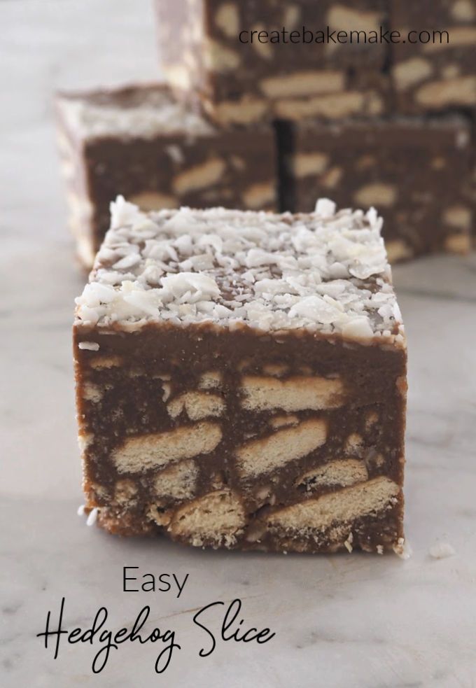 three pieces of chocolate cake sitting on top of a white marble counter next to each other