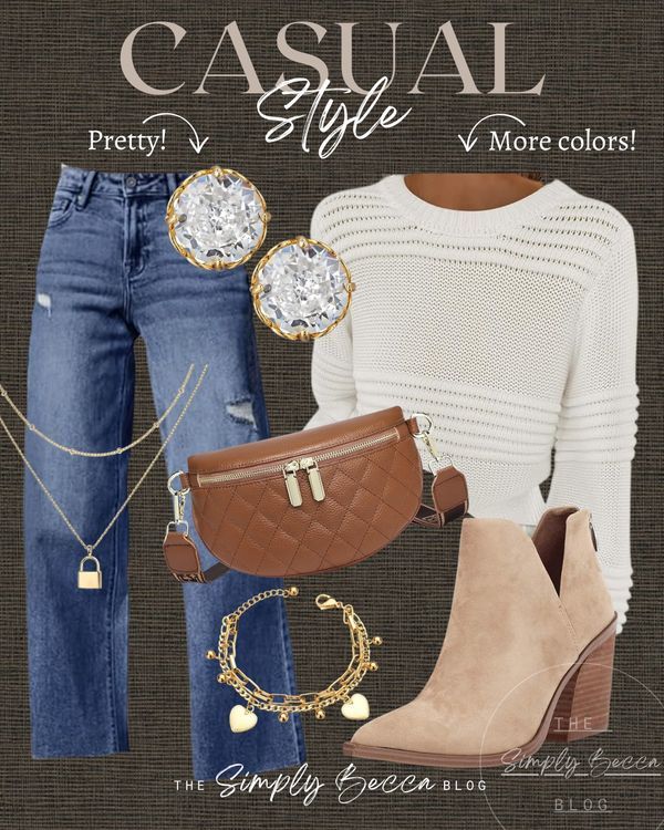 Simply Becca Simply Becca Blog, Principal Outfits, Simply Becca, Wide Leg Jean Outfits, Office Casual Outfit, Fashion Templates, Dresses Casual Fall, Texas Style, Fabulous Clothes