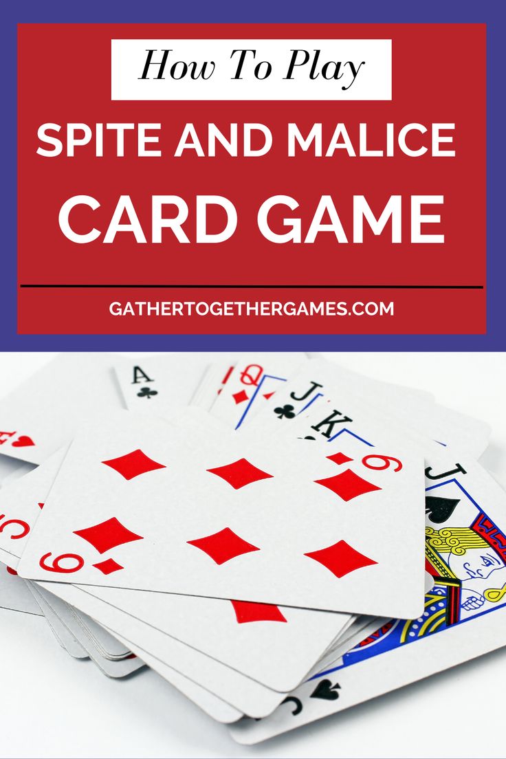 a pile of playing cards with the title how to play spit and malle card game