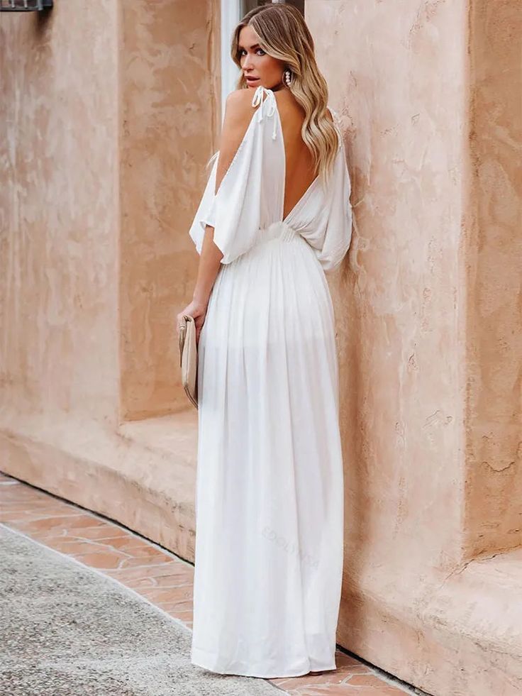 Boho Summer Chiffon V-Neck Tunic Dress – Sunset and Swim Boho Beauty, Vacation Wear, Boho Summer, Batwing Sleeve, Tunic Dress, Maxi Dresses, Chiffon, Maxi Dress, V Neck