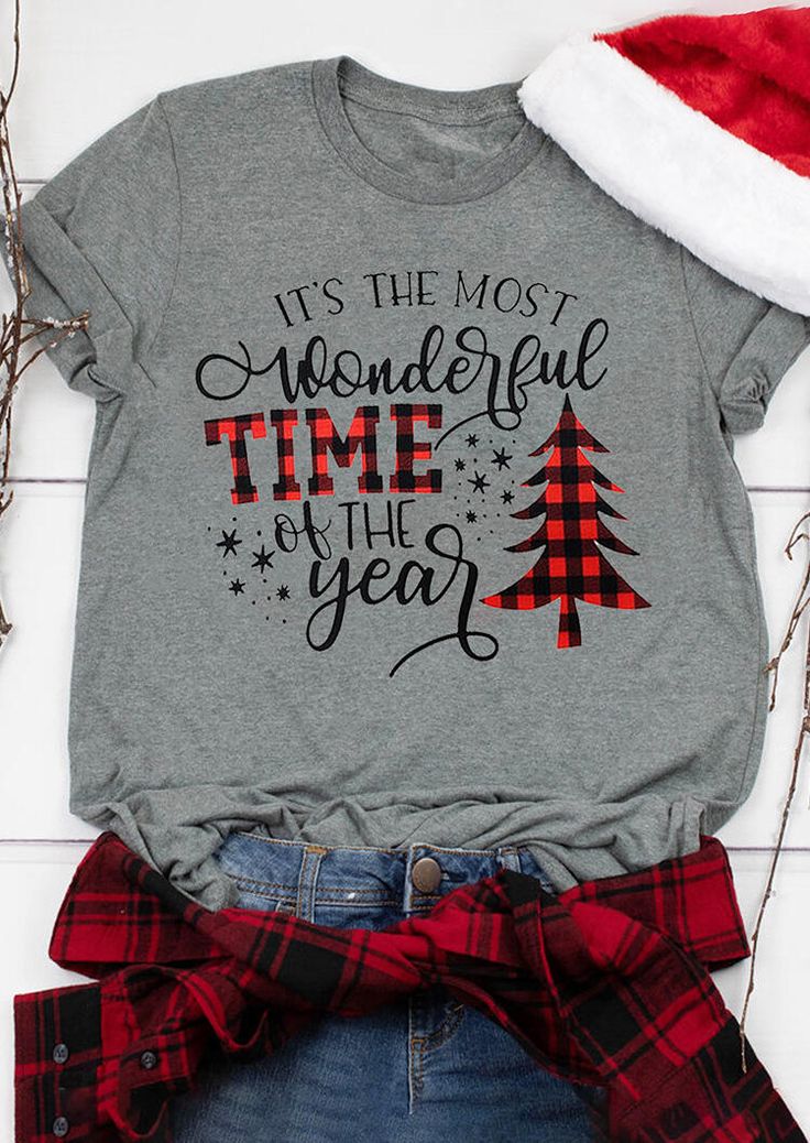 a shirt that says it's the most wonderful time of the year