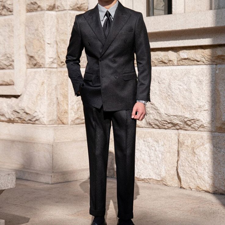 Step out in confidence with this Antonios Double Breast Suit, featuring a subtle yet sophisticated solid pattern design that flatters every physique. The versatile color options, such as black and brown and premium fabric ensure lasting comfort, making it an ideal choice for business meetings or special events. Material: Polyester Colors: Black, Brown Gender: MEN Benefits: Breathable & Comfortable Recommended size based on weight: Size 44 (50kg -60kg)Size 46 (60kg - 70kg) ⁣⁣⁣Size 48 (70kg - 75kg Business Suits For Men, Formal Casual Dress, Brown Suit, Antonio Brown, Suits Men Business, Casual Formal Dresses, Business Suits, Brown Suits, Formal Casual