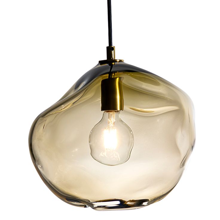 a light that is hanging from a wire with a bulb on the end of it