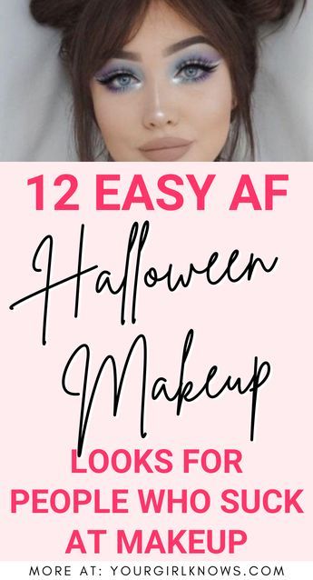 Makeup Only Halloween Costume, Cute Witch Makeup Women, Halloween Face Paint Ideas For Women Easy, Easy Witches Makeup, Easy Face Paint Ideas For Halloween, Halloween Theme Eyeshadow, Easy Womens Halloween Makeup, Easy Pretty Halloween Makeup, Quick Witch Makeup