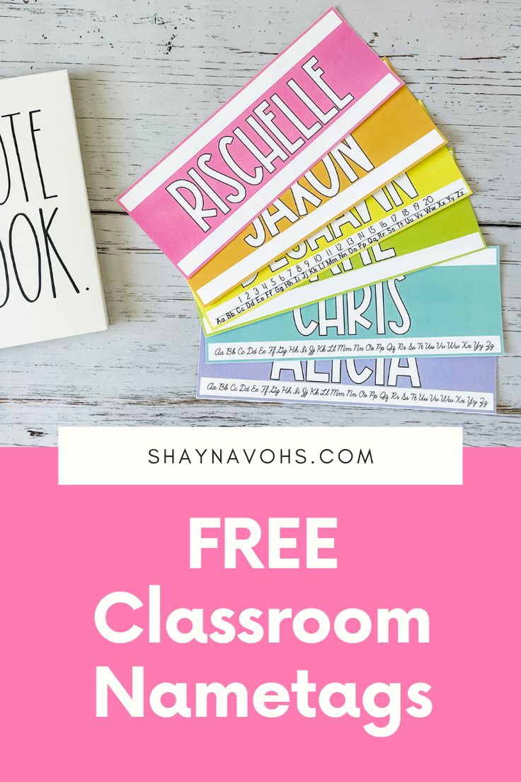 books with the title, ways to use classroom name tags