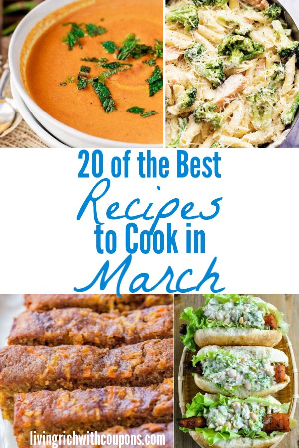 the best recipes to cook in march