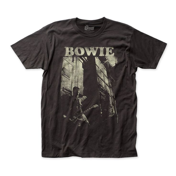 Against The Wall T-Shirt | David Bowie Official Store David Bowie Guitar, Bowie Shirt, Png Clothes, Rock Tees, New Rock, Swaggy Outfits, Band Shirts, Jersey Tee, Dream Clothes