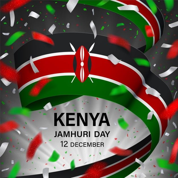 the kenya rugby team is celebrating their victory with confetti and streamers in the air