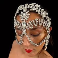 Halloween Headpiece, Rhinestone Mask, Face Chain, Mascaras Halloween, Birthday Accessories, Face Jewellery, Mask Masquerade, Chain Accessories, Mens Holiday