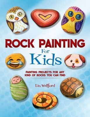 the cover of rock painting for kids