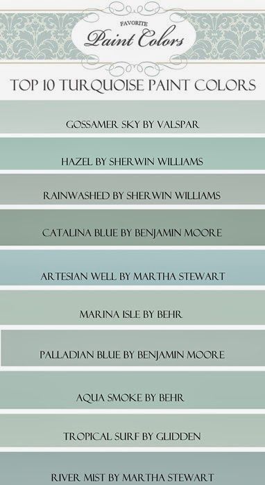 the top ten paint colors for your home