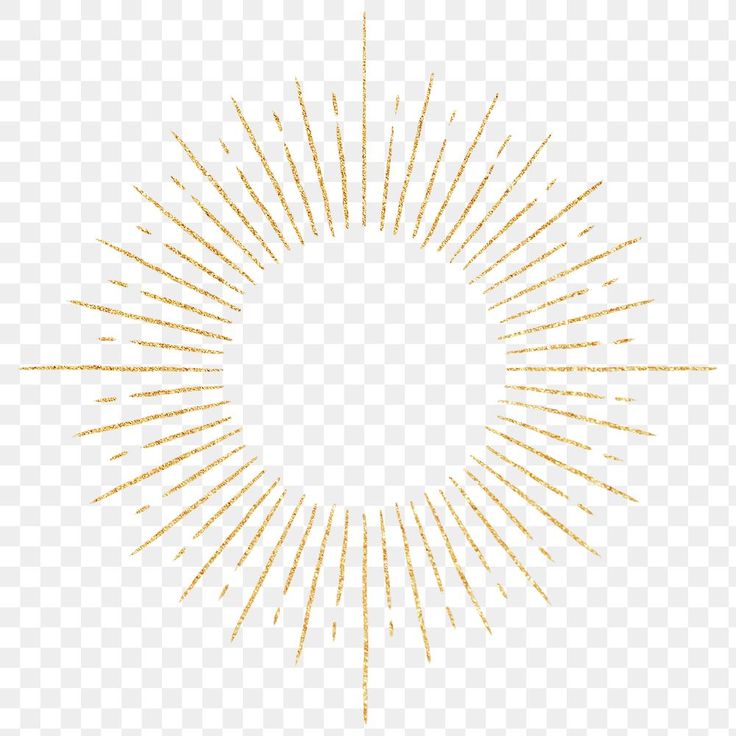 a gold sunburst on a white background with no background, hd png