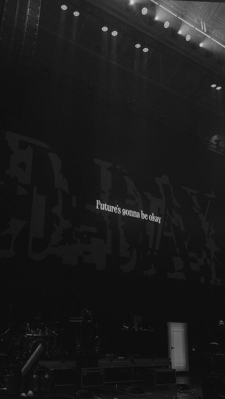 black and white photograph of the stage for futura's roma be - baby