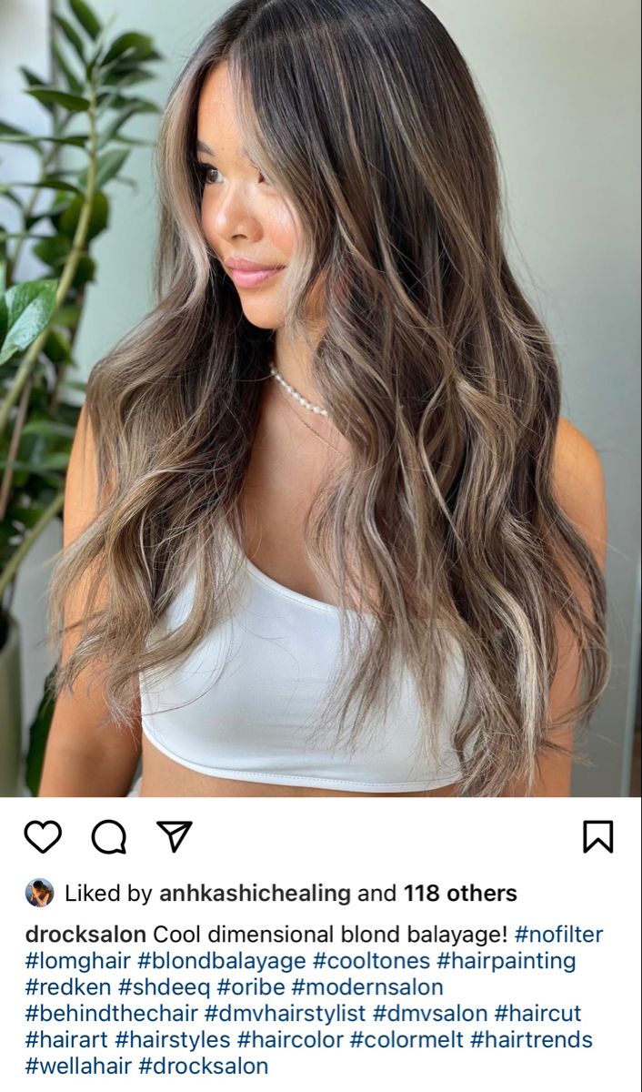 Blonde Balayage On Dark Hair, Asian Hair Highlights, Balayage Asian Hair, Blonde Asian Hair, Balayage On Dark Hair, Balyage Long Hair, Baylage Hair, Hair Color Asian, Black Hair Balayage