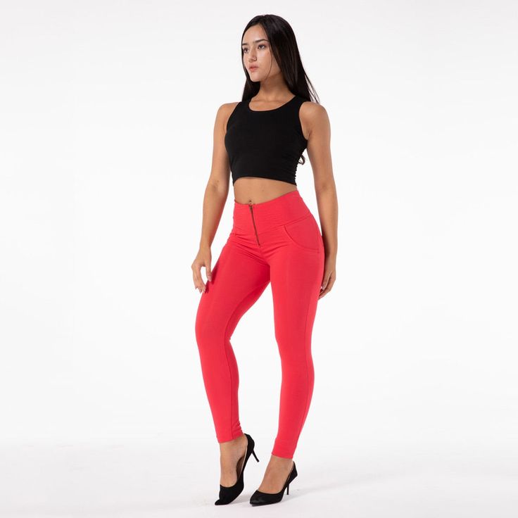 Transform your style with these exceptional yoga pants. Crafted from superior-quality cotton and lycra, they exude softness and durability. The high waistline sets them apart, adding appeal. These women's yoga pants, with their solid pattern and push-up effect, are bound to catch attention. Featuring a zipper fly closure, they offer style and ease of wear. Their super stretch and high elasticity make them ideal for yoga. Haven't you ordered these yet?Specifications other name 7: push up leggings other name 6: butt lifting leggings other name 5: sexy leggings other name 4: gym leggings other name 3: women tights other name 2: workout leggings other name 1: yoga pants Usage: Gym Pants, Yoga Pants, Active Pants Sport Type: Yoga Size: XXS to XXXL Pant Length: Full Length Other name 9: Gym Tigh Red Fitted Elastane Yoga Pants, Red Compression Yoga Pants For Pilates, Red High Stretch Yoga Pants For Pilates, Red Stretch Yoga Pants For Pilates, High Stretch Red Yoga Pants For Pilates, Red Elastane Yoga Pants, Red Stretch Elastane Leggings, Fitted Cotton Bottoms For Pilates, Cotton Fitted Yoga Pants For Gym