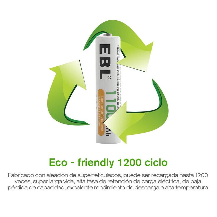 an advertisement for eco - friendly batteries