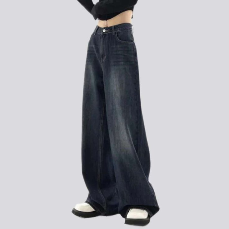 Make a statement with our 2023 Autumn Collection urban-style Women's High-Waist Jeans. The perfect balance between aged allure and modern fashion, these jeans have a dark-wash, loose fit type and a zipper and button closure that ensures you look impeccable and feel comfort all day lengthy. Distinctive Features: Vintage Look: Bring a bit of nostalgia to your wardrobe with these ageless jeans. Baggy Fit: Enjoy a relaxed, relaxed fit that never goes out of style. High-Waist: Showcase your figure wi Hooded Jean Jackets, White Jeans Men, Yellow Denim, Urban Fashion Women, Kids Bracelets, High Fashion Outfits, Autumn Collection, 2023 Autumn, Streetwear Style