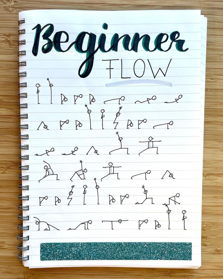 a notebook with the words begin flow written in cursive writing on top of it