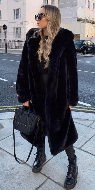 fall outfits, winter outfits, fashion inspo, back to school outfits, classy outfits, old money style, old money outfits, old money aesthetic, fall aesthetic, fall 2023 fashion trends, coats for women, coat outfit, fur coat aesthetic, fur coat outfit, fur coat fashion, fur coats women, faux fur coat outfit, faux fur jacket outfit, russian aesthetic, slavic aesthetic, winter 2023 fashion trends, black fur coat, faux fur coat, black faux fur coat, black fur coat outfit, oversized fur coat Black Fur Coat Casual Outfit, Long Black Faux Fur Coat Outfit, Long Fluffy Coat Outfit, Black Fluffy Coat Outfit, Black Teddy Coat Outfit Winter, Long Fur Coat Outfit Street Style, Long Fuzzy Coat Outfit, Long Faux Fur Coat Outfit, Long Black Fur Coat Outfit