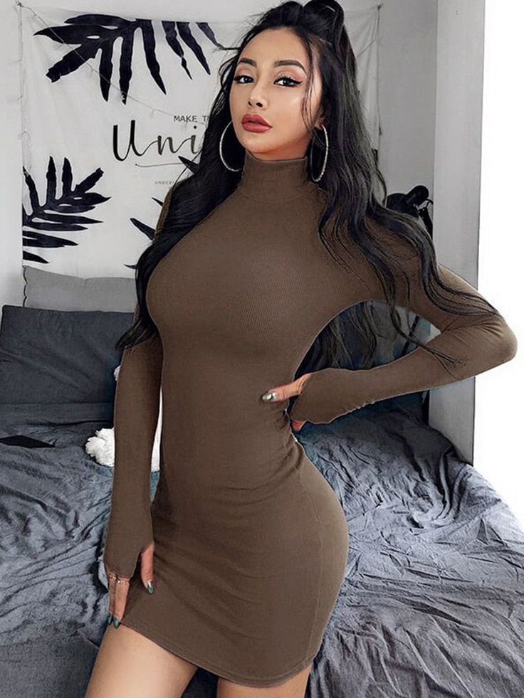 Shipping: Worldwide Express Shipping AvailableDelivery time: 🚚7-15Days Fast ShippingReturns: Fast refund,💯100% Money Back Guarantee.SPECIFICATIONSWaistline: empireType: RegularTurtleneck Dress: Turtleneck Mini DressStyle: StreetwearSleeve Style: RegularSleeve Length(cm): FullSilhouette: SheathSeason: Autumn/WinterPlace Of Origin: China (Mainland)Pattern Type: SolidOrigin: Mainland ChinaNeckline: TurtleneckModel Number: NO1118.40.13DR53046Material: Spandex,PolyesterKnitted Dress: Long Sleeve Dr Fitted Brown Mini Dress, Brown Stretch Mini Length Bodycon Dress, Brown Stretch Bodycon Mini Dress, Brown Stretch Mini Bodycon Dress, Brown Fitted Sheath Bodycon Dress, Fitted Brown Sheath Bodycon Dress, Winter Beige Bodycon Mini Dress, Winter Beige Mini Length Bodycon Dress, Winter Bodycon Mini Dress In Beige