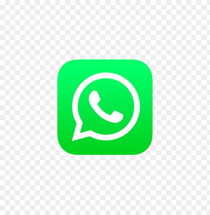 the whatsapp icon is shown in green