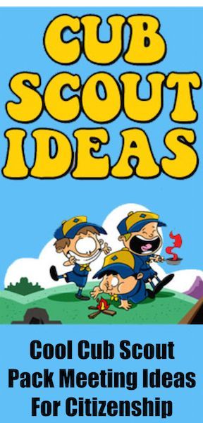 the cover of cub scout ideas