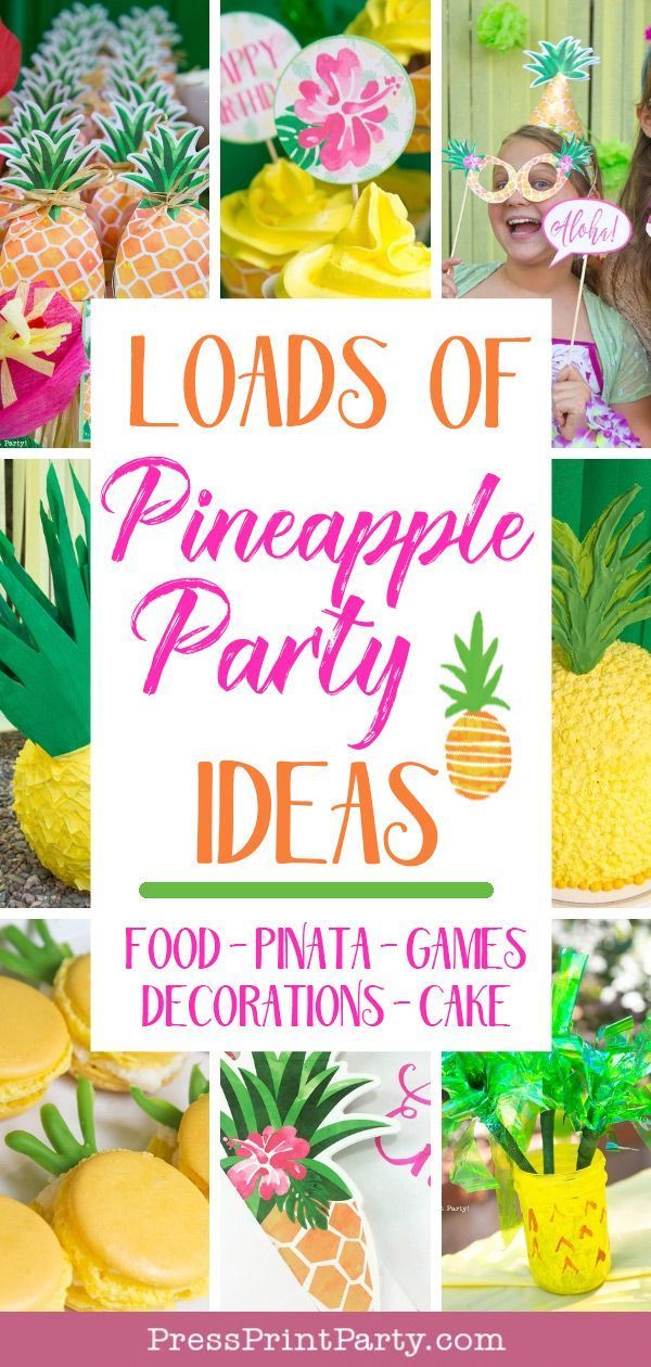 pineapple party ideas for kids and adults