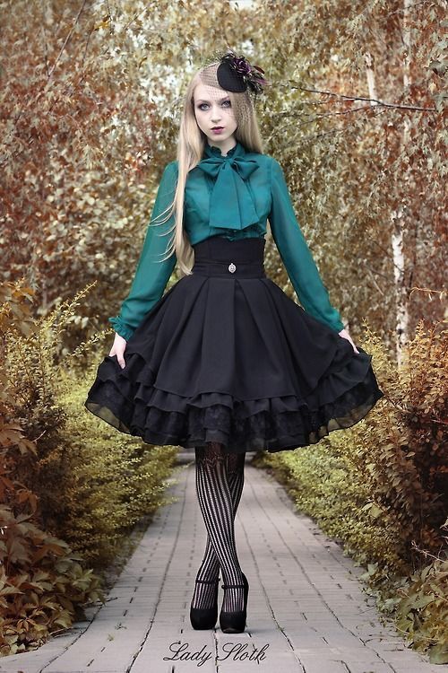 Steampunk Women, Harajuku Girls, Mori Girl, Steampunk Fashion, Harajuku Fashion, Yohji Yamamoto, Gothic Lolita, Mode Vintage, Lolita Dress