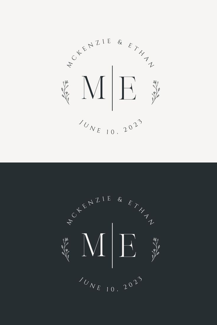 wedding monogram logo modern Last Name Logo Design, Initial Wedding Logo, Wedding Monograms Ideas, Elegant Initial Logo, Wedding Logo Design Elegant Classy, Wedding Name Logo, Wedding Company Branding, Wedding Logos Design, Elegant Monogram Logo