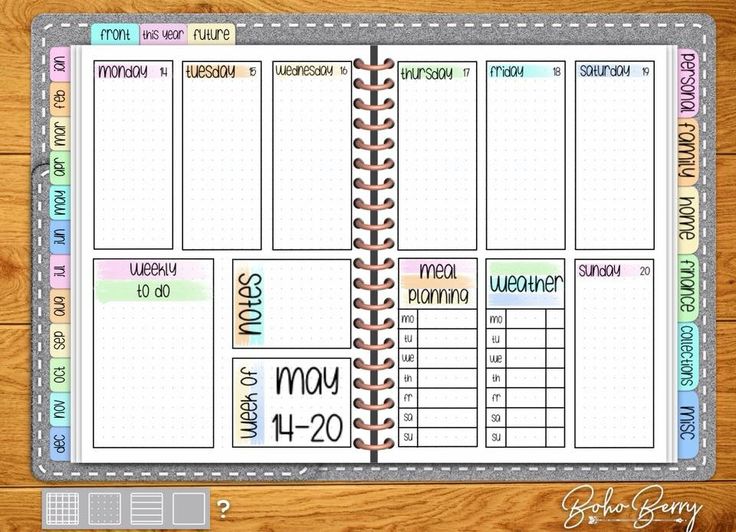 the printable planner book is open and ready to be filled with notes, numbers, and