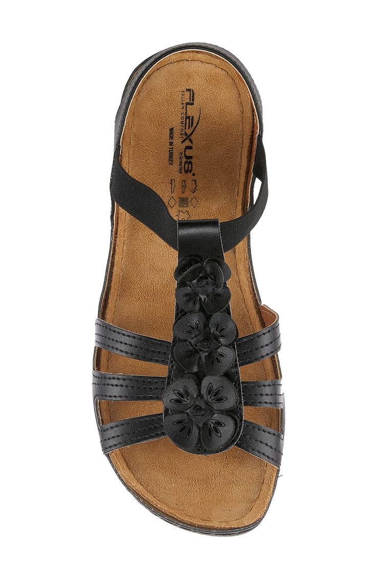 Dainty flowers line the T-strap of this chic sandal with a low heel that will have you springing comfortably into the warm-weather months. Style Name:Flexus By Spring Step Adede Floral Sandal (Women). Style Number: 6209561. Spring T-strap Sandals With Removable Insole, Spring Synthetic T-strap Sandals, Dainty Flowers, Floral Sandals, Chic Sandals, Sandal Women, T Strap, Black Patent Leather, Women Style