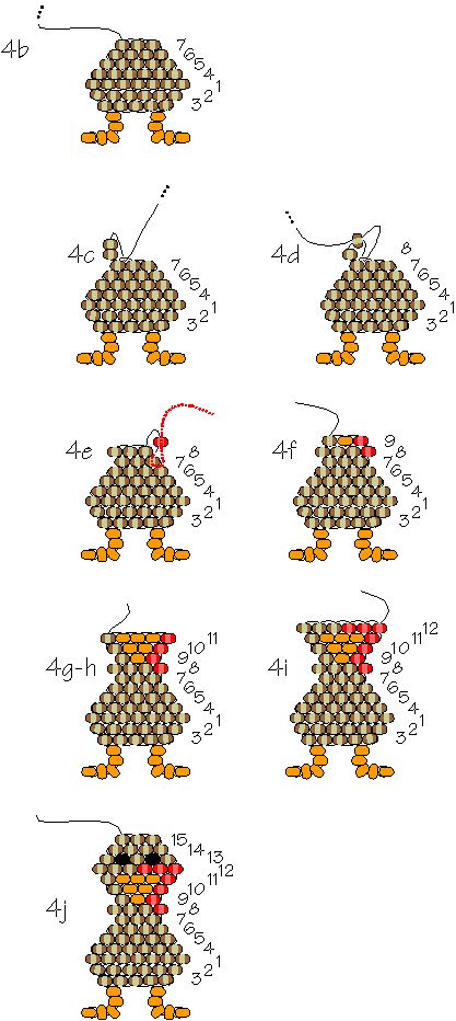 the instructions for how to make an animal from pixellated pixels, including numbers and symbols