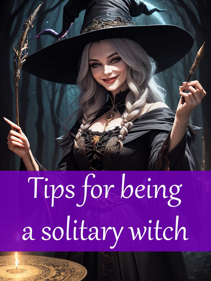 Tips for being a solitary witch Wiccan Practices, Daily Witchcraft, Christian Witch, Solitary Witch, Bible Mapping, Casting Spells, Wiccan Magic, Witchcraft Books, Which Witch