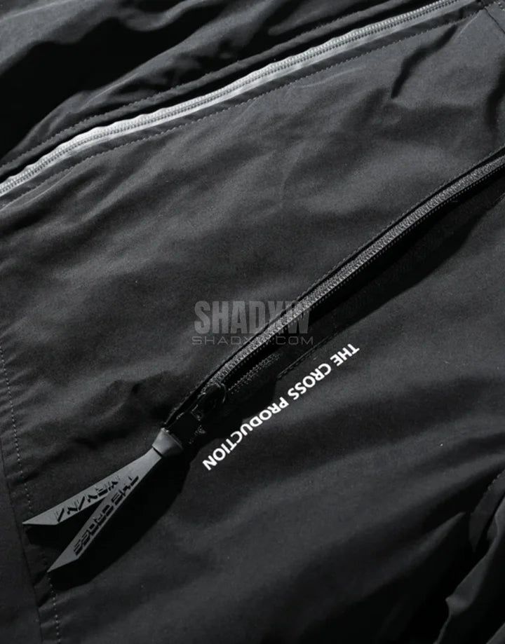 Type: Techwear jacket Design: Techwear, Ninja Techwear, Cyberpunk, Military, Futuristic Ultra-resistant Techwear Jacket: Made with premium materials that are resistant, flexible and lightweight to preserve your mobility while protecting you from rain and wind. Technical clothing: This techwear jacket is equipped with a multitude of storage pockets to easily carry your personal belongings. Breathable materials: This techwear jacket made of polyester, cotton and spandex can be worn all year round. Techwear Ninja, Techwear Cyberpunk, Techwear Jacket, Comfy Jackets, Techwear Outfits, Technical Clothing, Personal Belongings, Body Warmer, Jacket Design