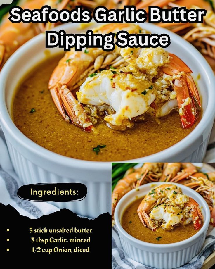 seafoods garlic butter dipping sauce