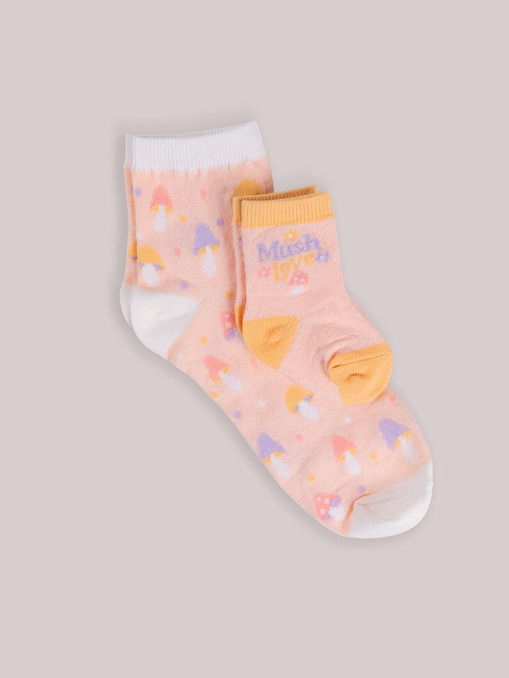 Mom and Baby can have cozy and coordinating feet with the Mama & Me Socks Set from JuJuBe × Studio Oh! Made of polyester and spandex for ultra-comfort, these cute and colorful matching socks are perfect for photos, lounging around the house, and making a “twinning” fashion statement on the go. The socks feature irresistible, on-trend designs that make a stylish addition to any mama-and-baby ensemble. The baby socks are for babies 3 to 12 months, and adult socks are one-size-fits-most. Playful Super Soft Socks For Playtime, Cute Super Soft Socks For Stocking Stuffers, Super Soft Pink Socks, Cute Super Soft Socks For Playtime, Cute Soft Socks For Stocking Stuffers, Cute Socks For Stocking Stuffers, Cute Multicolor Socks For Gifts, Comfortable Soft Pink Socks, Cute Super Soft Socks For Gift