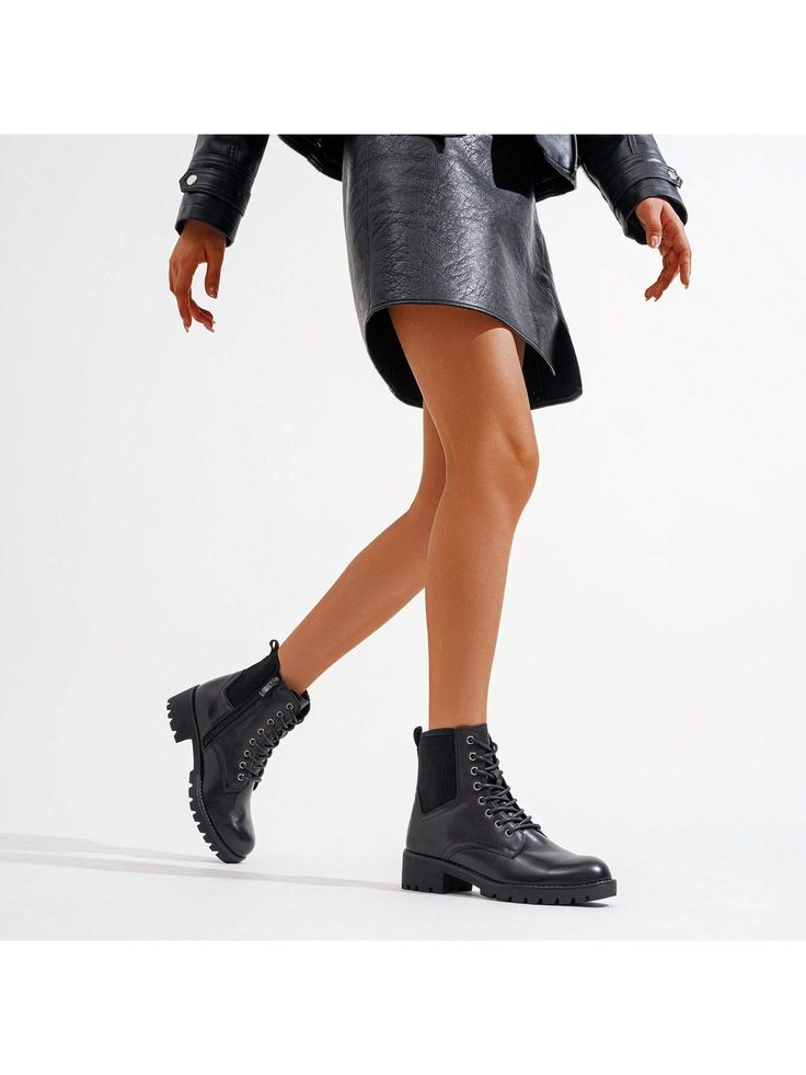 ✔ Fashion ankle boots combat have the upper high enough to completely cover the ankle. ✔ Classic chelsea booties with elestic mouth and low heel provode most comfort. ✔ Ankle boots for women with premium materials and good handmade make you ease and suitable for going out. ✔ Womens booties and ankle boots low heel with soft latex padded insole can rest assured. ✔ Classic casual design, suitable for you to wear in a variety of occasions such as daily casual, formal business and so on.Comfyshoes Womens' Ankle Boots, Combat Lace-Up Boots With Inner Zipper CJY916L-black Fashionable     Booties   Women Shoes, size features are:Bust: ,Length: ,Sleeve Length: Ankle Boots Low Heel, Boots Low Heel, Womens Booties, Boots Combat, Ankle Boots For Women, Boots Women Fashion, Classic Casual, Formal Business, Casual Design