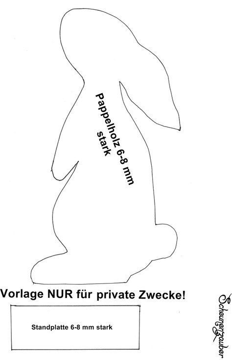 a paper cut out of a rabbit with the words voyage nurr private zewecke