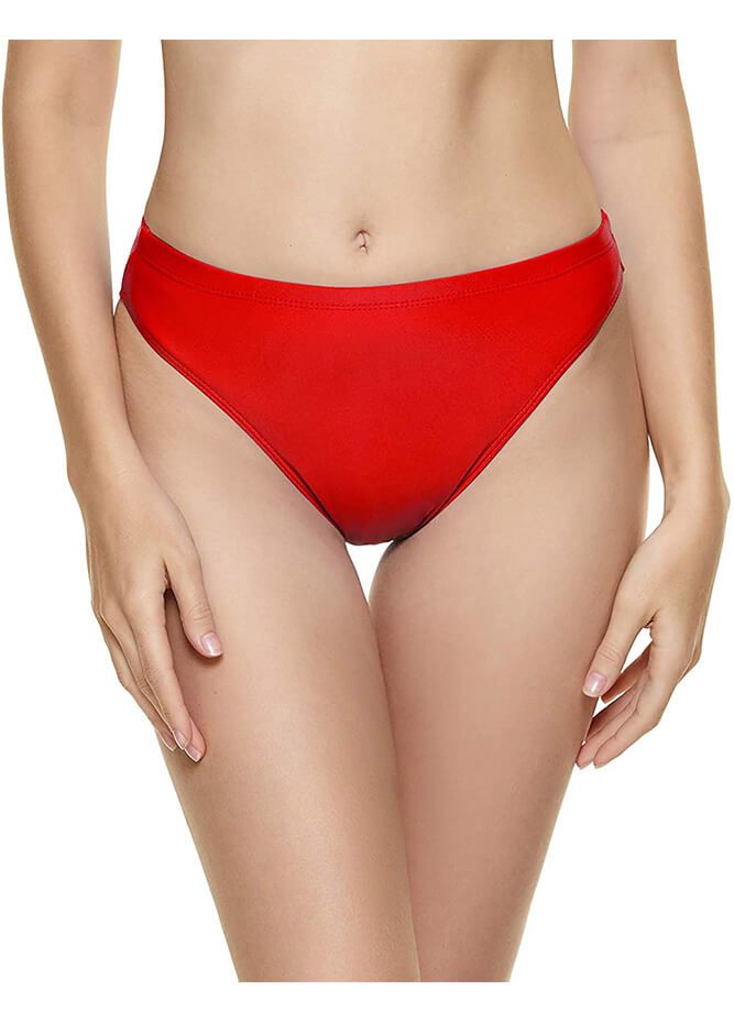 Full Coverage Bikini Bottom Elastic closure Mid-Rise Skin-friendly Shell Fabric: 85% Nylon, 15% Spandex High Cut Black Swimsuit Bottoms, High Waisted Bathing Suits, Bathing Suit Bottoms, High Waisted Swim, Black Hot Pink, Swim Suit Bottoms, Black Swimsuit, Swim Bottoms, Navy And Green