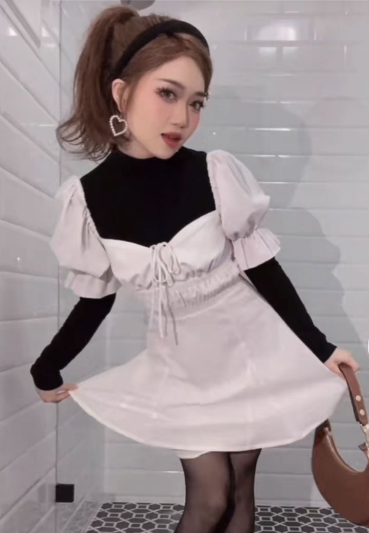 Hachi White Dress Nana, Hachi White Dress, Hachi Nana Outfits Inspired, Hachi Outfits Inspired, Nana Hachi Outfit, Hachi Inspired Outfits, Hachi Nana Outfits, Nana Outfits Inspired, Shoujo Girl Outfit