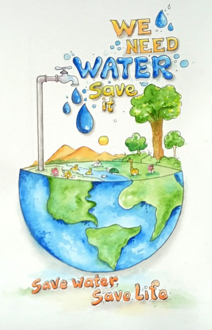 we need water to save the earth