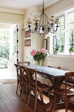 an overhead view of a living room with flowers on the ceiling and chandelier