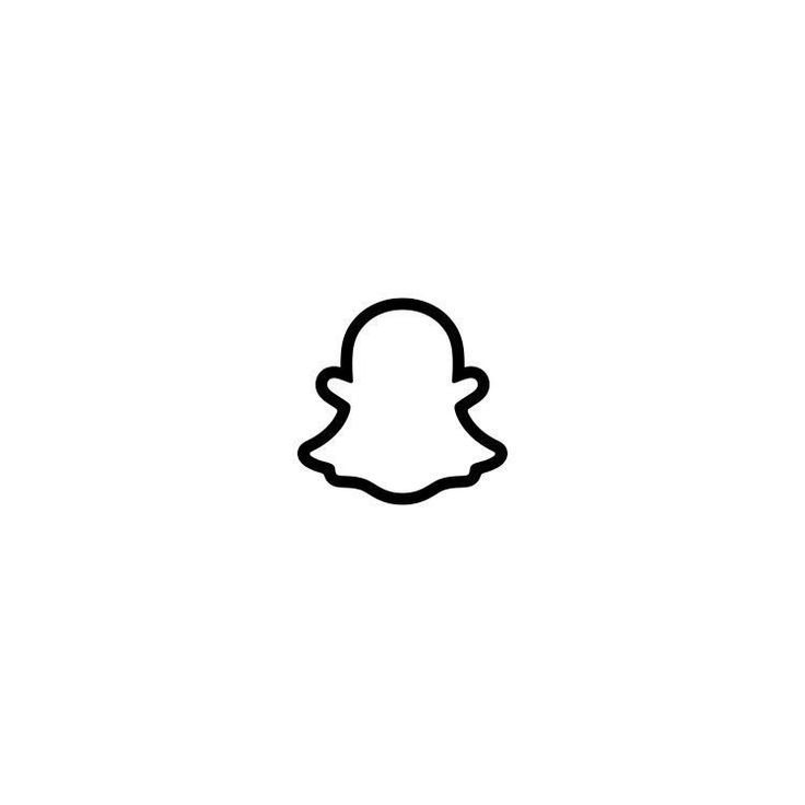 a black and white photo of a snap icon