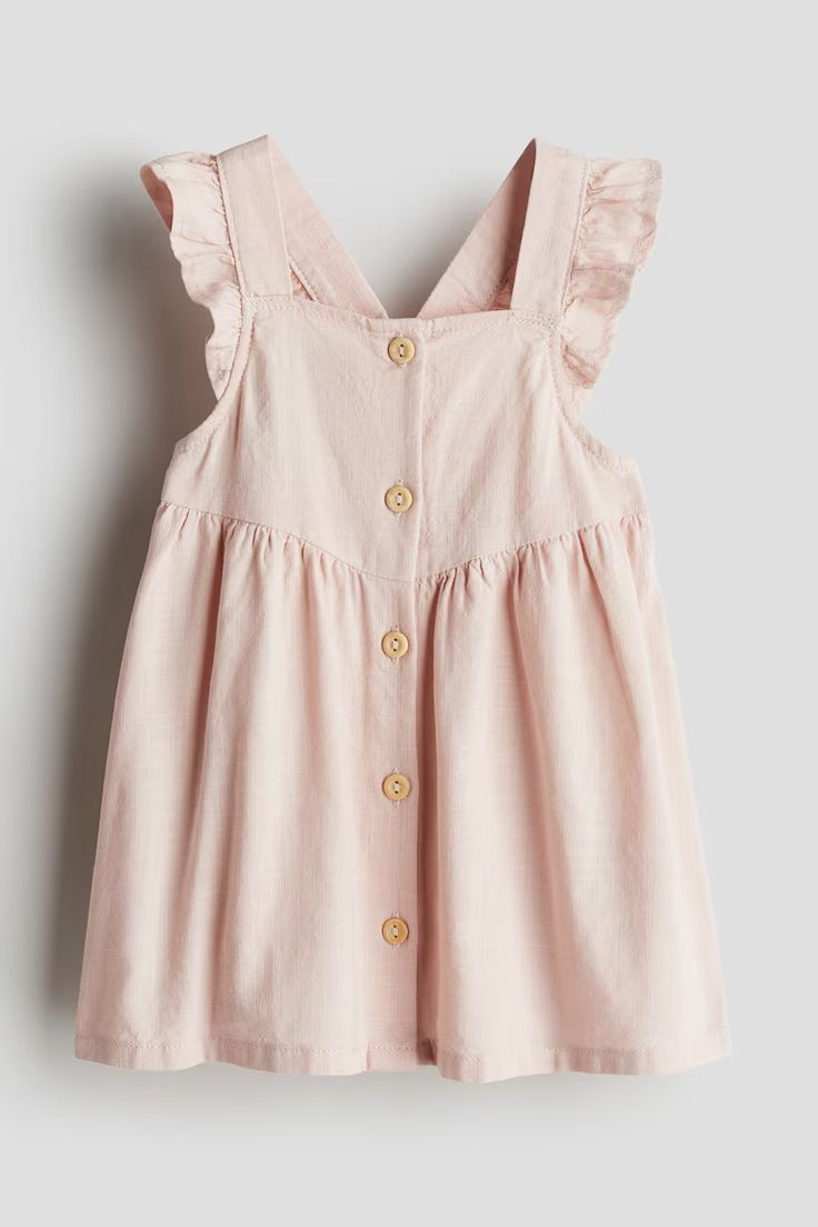 Baby Girl Clothes | Dresses Coats Jackets & More | H&M US Lookbook Casual, Light Dusty Pink, Winter Coat Dress, Active Swimwear, Romper Suit, Wood Buttons, Cotton Romper, Cardigan Sweater Jacket, Cotton Leggings