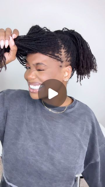 Sisterlock Ponytail Styles, Sisterloc Styles Hairstyles, Micro Locs Updo Styles, Beginner Microloc Styles, Micro Loc Hairstyles For Women, Microlocs Wedding Hairstyles, Micro Loc Styles Black Women, Microlocs Updo Styles, Starter Sister Locs Styles