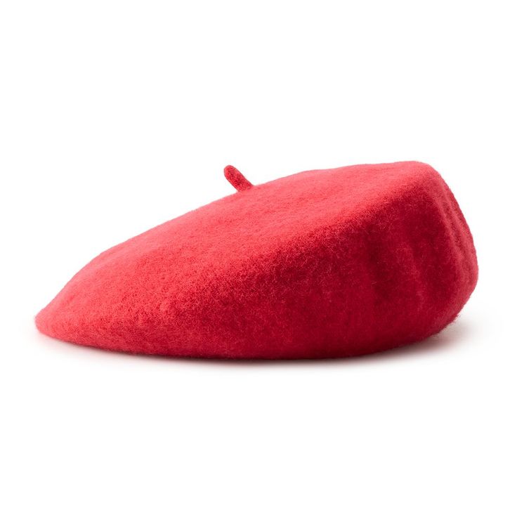 a red hat on a white background